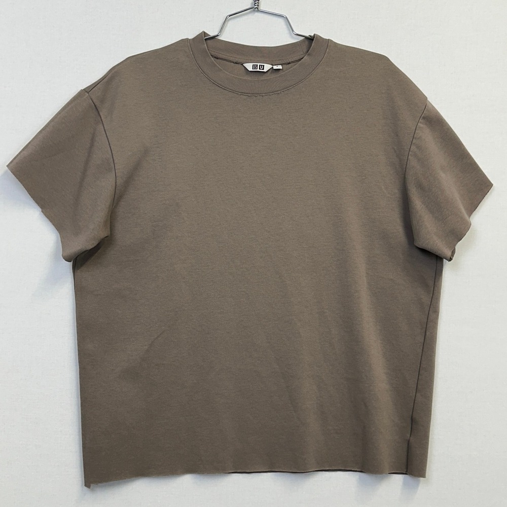 UNIQLO U Crew Neck Short Sleeve T-Shirt Brown Men's Size M